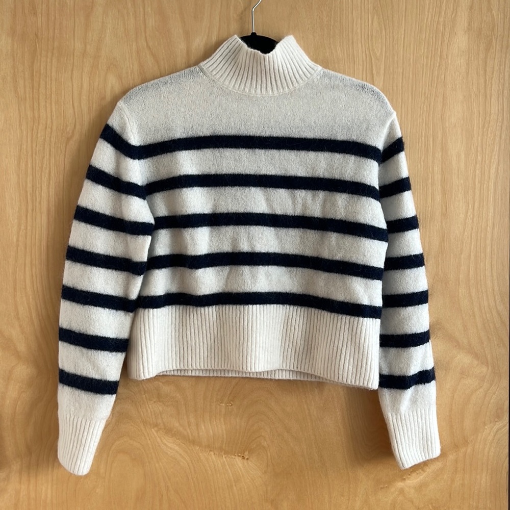 & Other Stories Striped Mohair Sweater